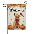 thumbnail image 1 of Fall Welcome Dog Fall Garden Flags 12.5"x18" Double Side,Small Yard Flags for Outside,Outdoor Fall Decor,Autumn Funny Garden Flag Yard Decoration, 1 of 4