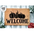 thumbnail image 1 of Fall Welcome Door Mat | Fall Doormat | Welcome Mat | Pumpkins Door Mat | Fall Autumn Decor Gift | Home Doormat | Custom Doormat, 1 of 2