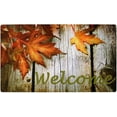 thumbnail image 1 of Fall Welcome Mat Maple Leaves Door Mats ative Indoor Outdoor Non Slip Rubber Entryway Rug Autumn Doormat Porch Front for Harvest Thanksiving, 1 of 6