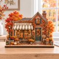 Fall Welcome Wooden Block, Hudson Valley Pumpkin Bakery Tabletop Sign ...