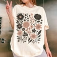 thumbnail image 1 of Fall Wildflowers Shirt, Vintage Pressed Flowers Shirt, Botanical Floral Shirt, Boho Cottagecore Shirt, 1 of 5