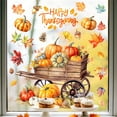 thumbnail image 1 of Fall Window Clings for Glass Windows, Autumn Window Clings Maple Leaf Pumpkin Window Sticker Thanksgiving Decor, Fall Decorations for Classroom Office Home Indoor Party, 1 of 6
