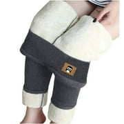 Fall Winter Clearance! ZQGJB Super Thick Cashmere Leggings for Women - Fleece Lined Tights Women Plus Size Fleece Lined Leggings Butt Lift