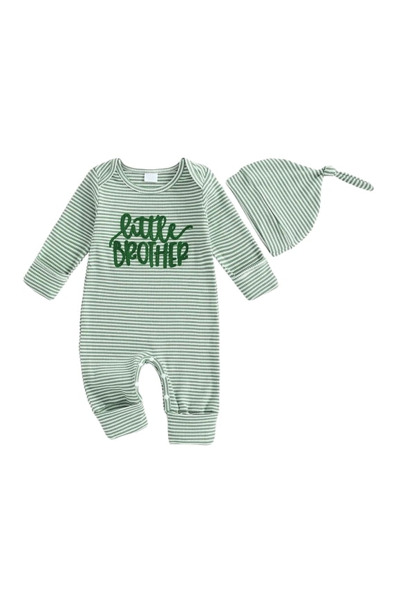 Fall Winter Clothes Boy Girl Bee Romper Long Sleeve Knit Jumpsuit with Hat Baby Coming Home Outfit