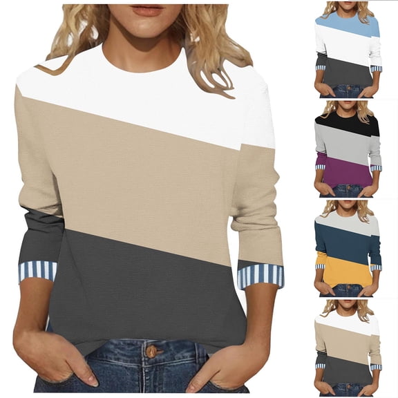 Ahuyic Womens V-Neck T-Shirt 3/4 Sleeve Printed Casual Everyday Fashion Top XXL Sky Blue