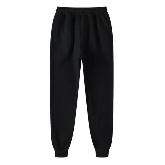 Loopsun Sweatpants for Men, Men's Pants Sweatpants Hip-hop Pants Legging Padded Casual Pants Black