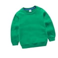 thumbnail image 1 of Loopsun Toddler Sweatshirts, Winter Kids Hoodies Boys Girls Children Solid Children's Sweater Pullover Outerwear Green, 1 of 3