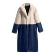 thumbnail image 1 of TAGOLD Womens Coats Outwear,Women Winter Warm Coats Winter Coat Warm Furry Winter Jacket Long Sleeve Outerwear Blue S, 1 of 6