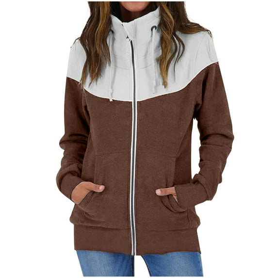 Fall Winter Savings Clearance 2024! TAGOLD Womens Fall Winter Coat,Fashion Woman Long Sleeve Open Front Loose Outerwear Solid Blouse Coat Tops Pockets Blouse