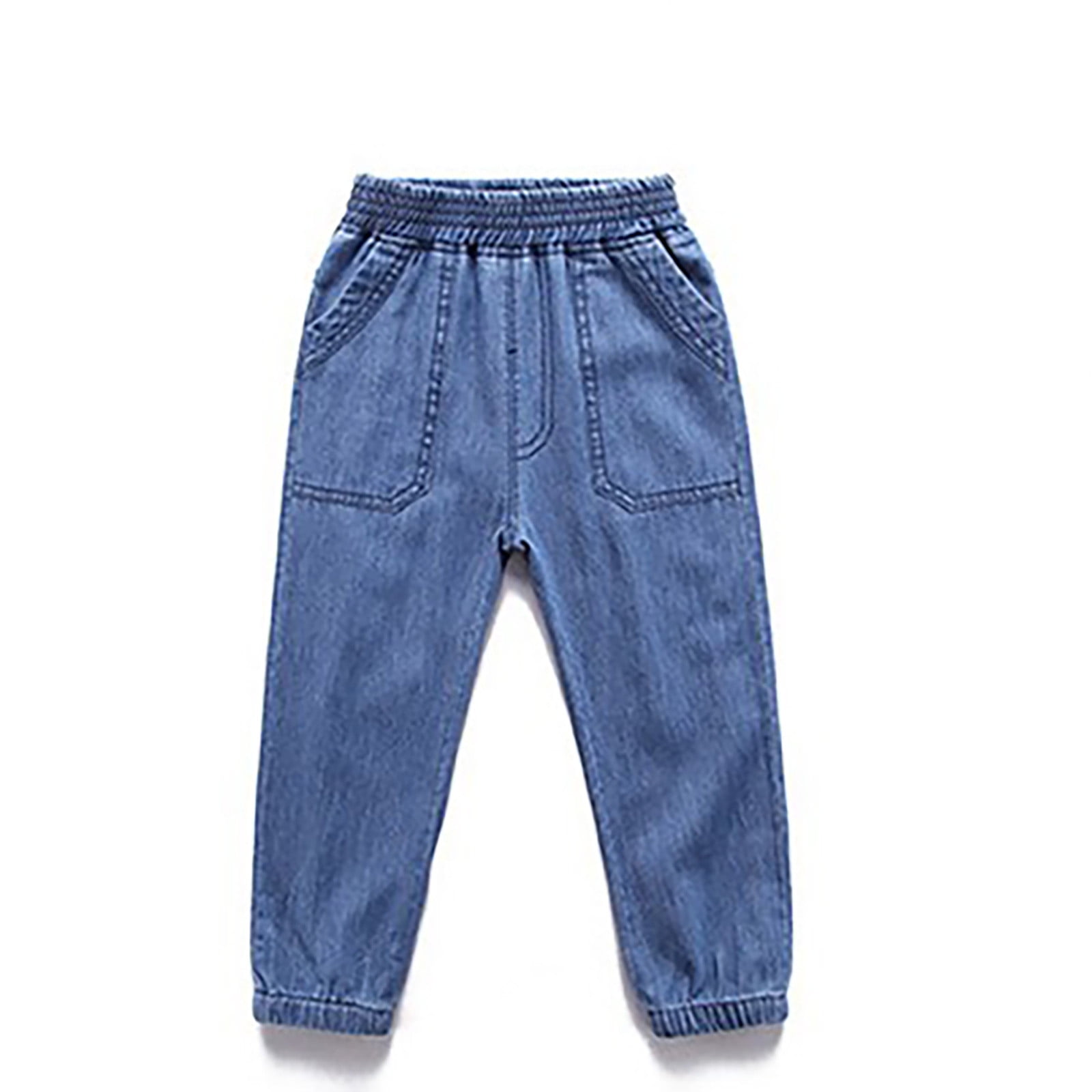 abtuhar Boys Jeans,Baby Ripped Jean,Toddler Elastic Distressed Waist ...