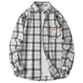 thumbnail image 1 of Miqool Flannel Shirts for Men Casual Long Sleeve Button Down Shirts Classic Fit Flannel Plaid Shirts with Pocket (Reg. or Big& Tall), 1 of 4