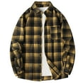 thumbnail image 1 of Fall Winter Savings Miqool Flannel Shirts for Men Casual Long Sleeve Button Down Shirts Classic Fit Flannel Plaid Shirts with Pocket (Reg. or Big& Tall), 1 of 4