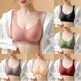 thumbnail image 1 of Swuxness Women's Push Up Bras, Woman's Bras, Women's Solid Color Lifting Lightweight Sagging Lightweight Soft Prevention Everyday Bra Wine, XL, 1 of 5