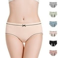 thumbnail image 1 of Swuxness Women's Soft Breathable Briefs, Women's Underwear, Women's Solid Color Soft Comfortable Breathable Briefs Panties for Ladies Pink, L, 1 of 5