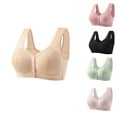 thumbnail image 1 of Swuxness Womens Comfortable Bras, Womens Plus Size Bras, Women Lace No Underwire Breathable Lightweigh Soft veryday Underwear Bras Pink, XL, 1 of 3