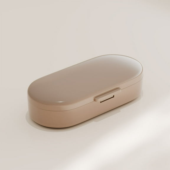 VOAVEKE Pills Organizer, Portable Box Mini Box Light-proof Tablet Storage Box Mini Small Portable Compartment Packaging Box