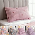 thumbnail image 1 of Fall And Winter Thickened Milk Fleece Pillow Covers Cotton Quilted Pillow Covers Standard Size 18.9×29.13inch Ultra Soft Breathable Decorative Warm Pillowcase Suitable For Bedroom Bedding, 1 of 7