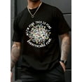 thumbnail image 1 of Fall Women T-Shirt I'm Fine Everything Is Fine Christmas Teacher Xmas 2025 T-Shirt Halloween Pumpkin Thanks Giving Family Funny Christmas Graphic Casual Autumn Tee Tops Men's T Shirt, 1 of 7