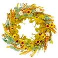 thumbnail image 1 of Fall Wreath Autumn Thanksgiving Decoration Artificial with Sunflowers Harvest Wreath Farmhouse Fall Wreaths for Front Door 20", 1 of 6