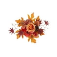 thumbnail image 1 of Fall Wreath Decor for Front Door, 16 inch Door Wreath with Harvest Pumpkins Maple Leaf Wreath for Front Door Hanging Wall Decoration,Fall Harvest,Thanksgiving Halloween, 1 of 6
