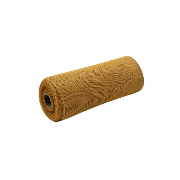 Fall Wreath Gold Deco Mesh - 10" x 10 Yards, Old Gold, Wedding, Reception, Thanksgiving, Christmas