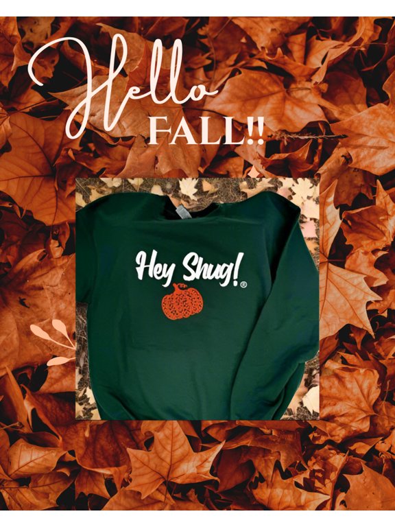 Fall Y'All!!! Luxurious Hunter Green with Leopard Pumpkin announces Fall is Here!