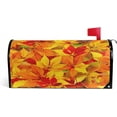 thumbnail image 1 of Fall Yellow Leaves Magnetic Mailbox Cover Autumn Maple Leaf Mailbox Wrap Post Letter Box Cover Home Decorative for Standard Mailboxes, 1 of 5