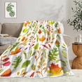 thumbnail image 1 of Fall Yellow Tree Foliage Throw Blanket, Autumn Brown Yellow Maple Leaf Sage Blanket and Throws, Soft Flannel Fleece for Bedroom, Living Room Outdoor Blankets, 50X60 Inches., 1 of 5