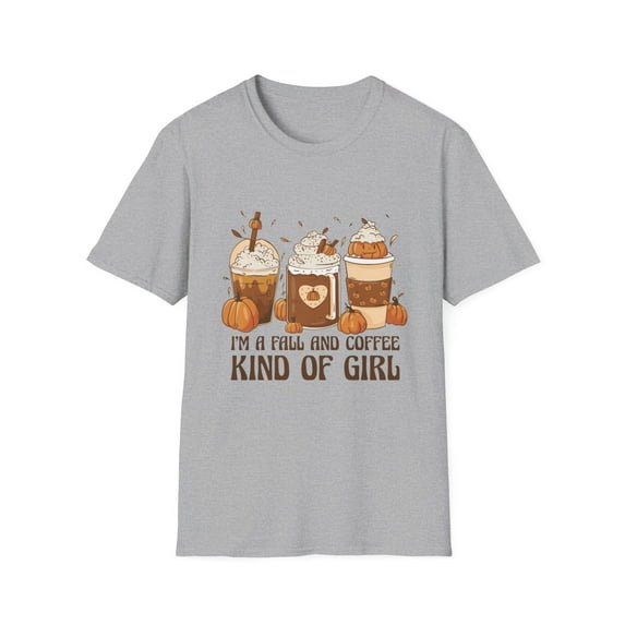 Fall and Coffee Girl Novelty Cup of Joe Fesitval T-shirts