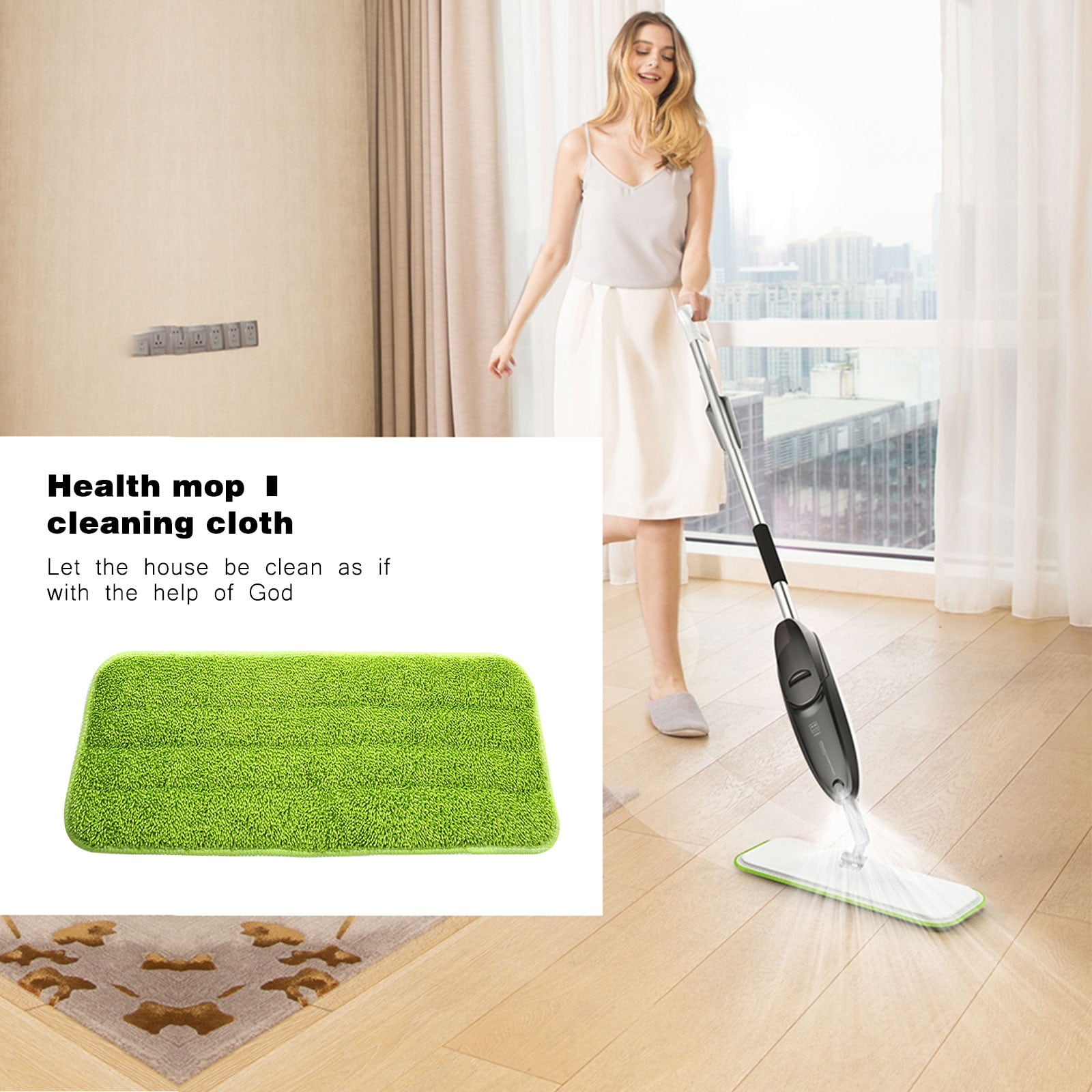 Fall fashion 2024 Hand wash water spray spray mop cloth Mantianxing