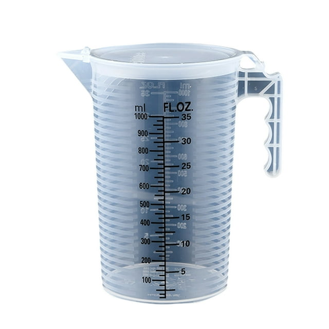 Fall fashion 2024 Measuring Cup With Lid And Handle Ounce And ML
