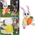 Fall fashion decor 2024 Easter Holiday Inflatable Rabbit Outdoor
