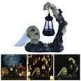 Fall fashion decor 2024 Half Body Skeleton Holding A Night Light Resin