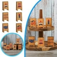 Fall fashion decor 2024 Tiered Tray Decor Set Wood Patriotic Tiered