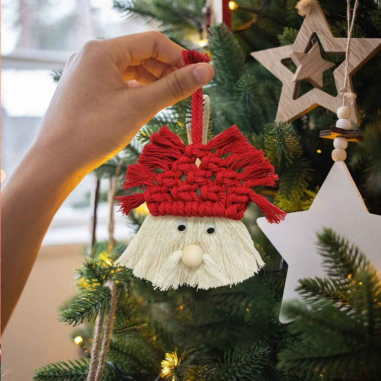 Christmas Tree, Santa Claus Christmas Crochet Kit for Home Office