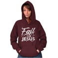 thumbnail image 1 of Fall for Jesus Autumn Vibes Hoodie Sweatshirt Women Brisco Brands 2X, 1 of 6