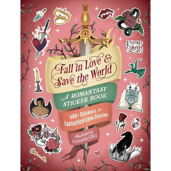 Fall in Love and Save the World: A Romantasy Sticker Book (Paperback)
