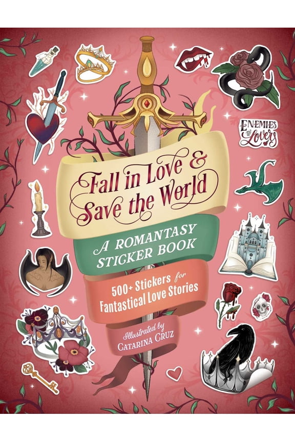Fall in Love and Save the World: A Romantasy Sticker Book (Paperback)