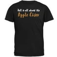 thumbnail image 1 of Fall is About Apple Cider Mens T Shirt Black 4X-LG, 1 of 1