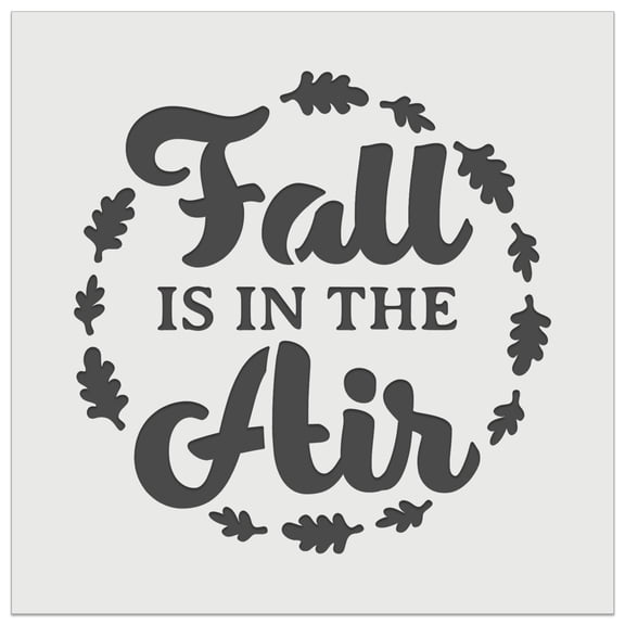Fall is in the Air DIY Cookie Wall Craft Stencil - 7.0 Inch