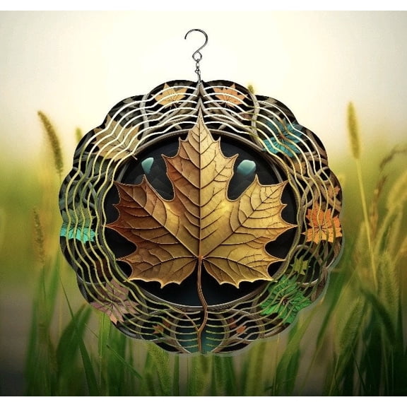 Fall leaves Wind Spinner