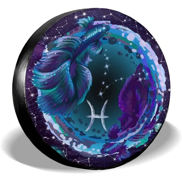 Fall r Pisces is A Sign Zodiac Spare Tire Covers Cute Car Accessories