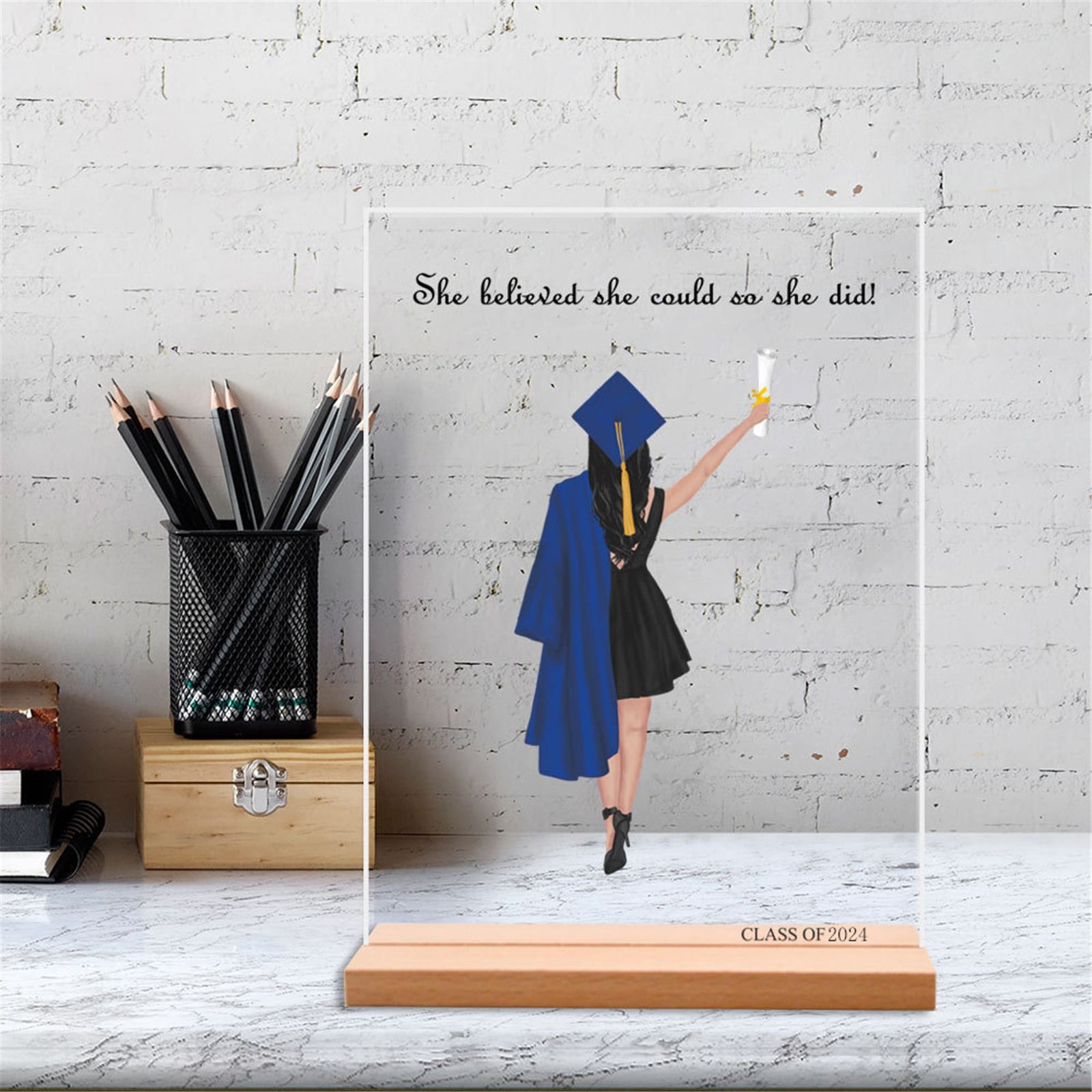 FallDeals! Placa Acrilica Personalizada Para Graduacióngraduation Gifts