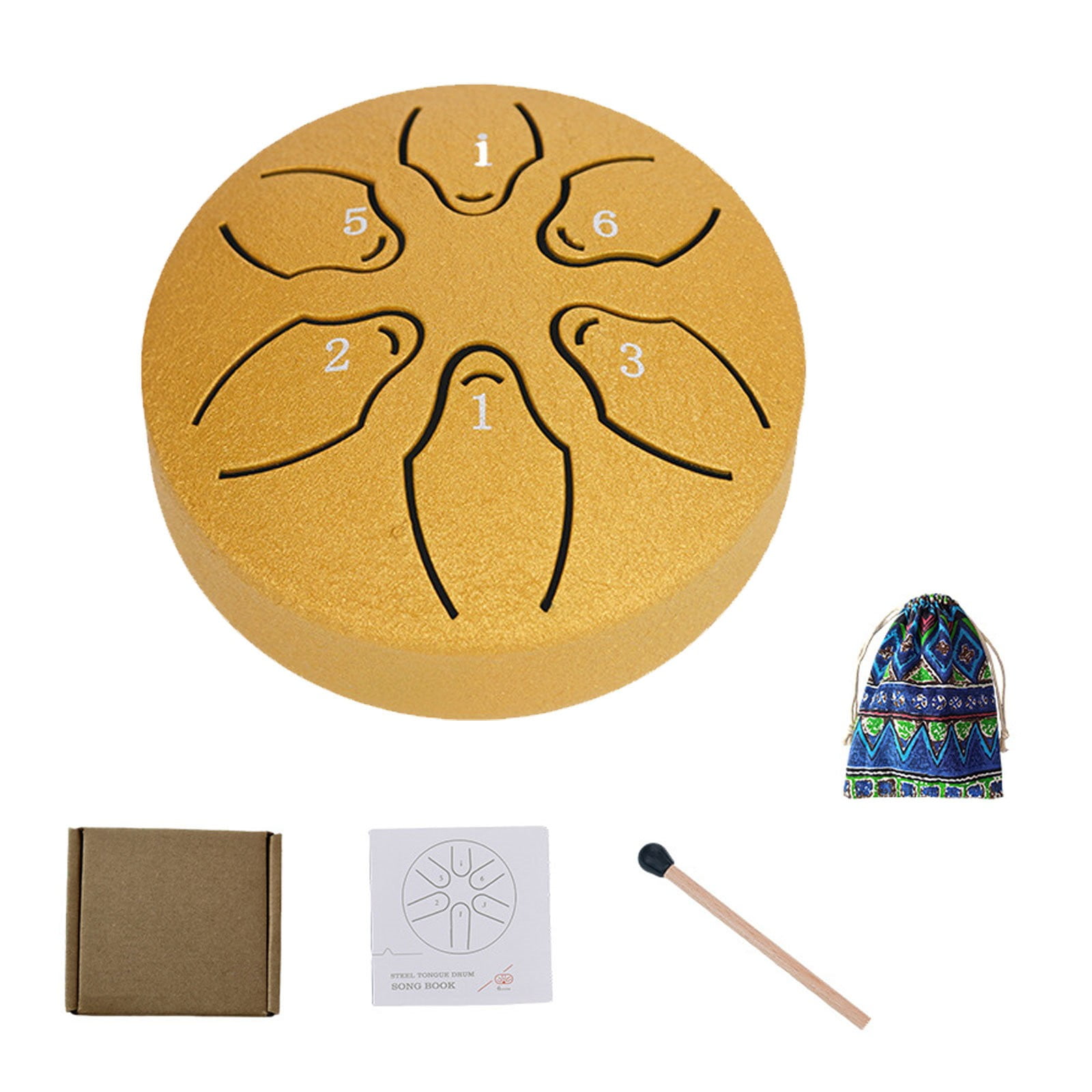 FallDeals! Rain Drum For Garden Outside Mini Tongue Drum Rain Chime For