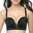 thumbnail image 1 of FallSweet Add Two Cups Bras Brassiere for Women Push Up Padded Unlined, 1 of 4