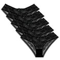 thumbnail image 1 of FallSweet Lace Panties for Women Ultra Thin Sexy Underwear Pack, 1 of 3