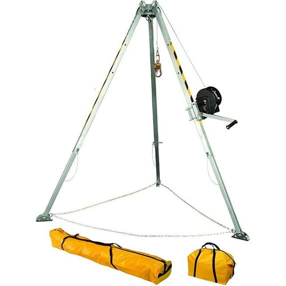 Falltech 8' Confined Space Tripod System With 60' Winch