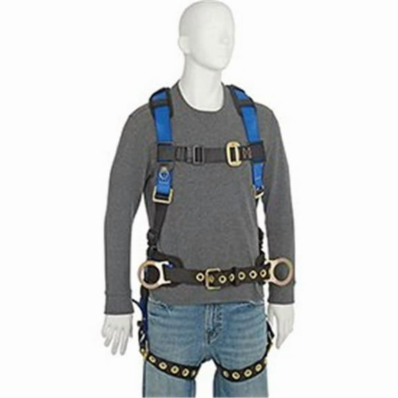 FallTech Foreman 3-D Full Body Harness, 3 D-Rings, Large & Extra Large