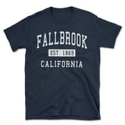 Fallbrook California Classic Established Men's Cotton T-Shirt