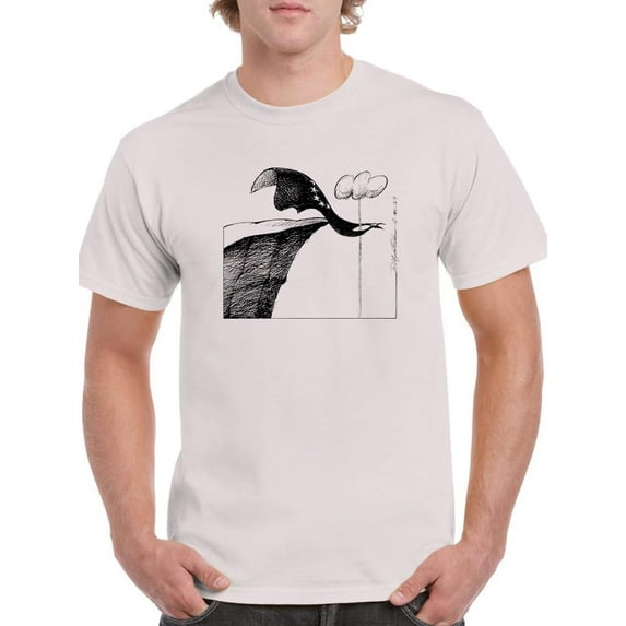 Falldown T-Shirt Men -Wilfred Hildonen Designs, Male x-Large